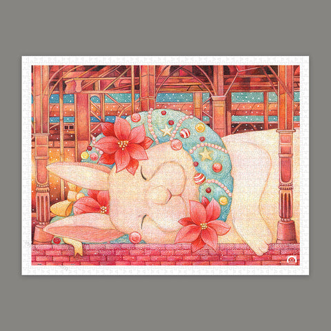 Pintoo H3391 Goodnight Rabbit by Cotton Lion - 1200 Piece Jigsaw Puzzle