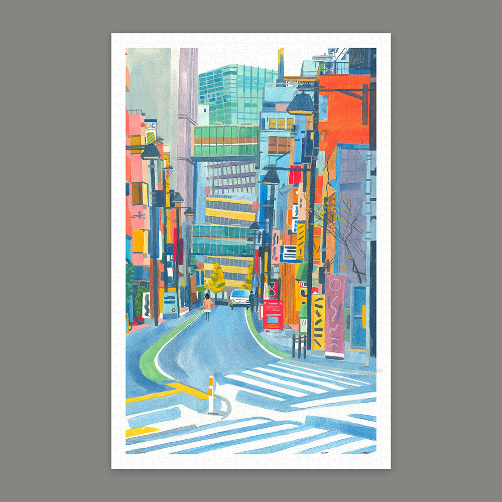 Pintoo H3396 Japanese Street by Grace Helmer - 1000 Piece Jigsaw Puzzle