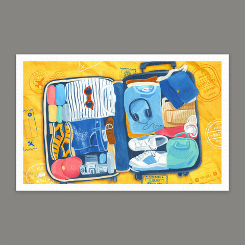 Pintoo H3397 Start Packing by Grace Helmer - 1000 Piece Jigsaw Puzzle