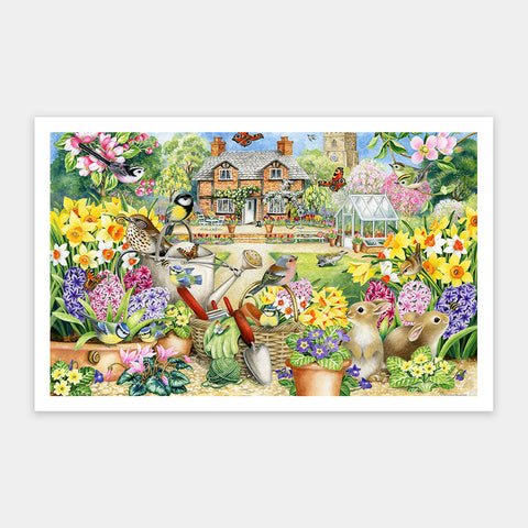 Pintoo H3442 Spring Garden by Claire Comerford - 1000 Piece Jigsaw Puzzle