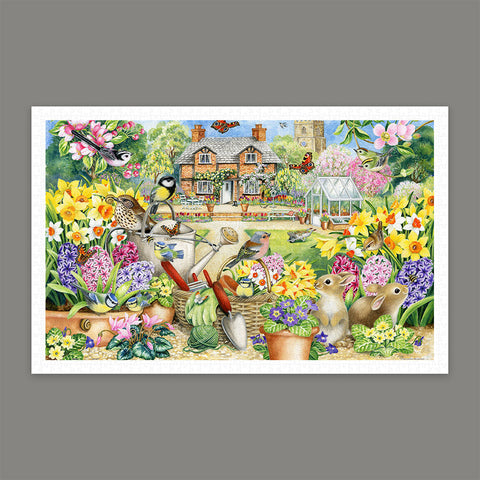 Pintoo H3442 Spring Garden by Claire Comerford - 1000 Piece Jigsaw Puzzle