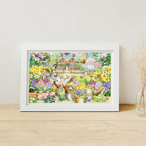 Pintoo H3442 Spring Garden by Claire Comerford - 1000 Piece Jigsaw Puzzle