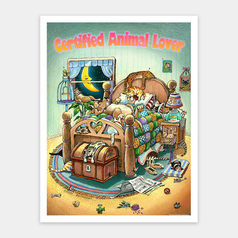 Pintoo H3467 Certified Animal Lover by Gary Patterson - 1200 Piece Jigsaw Puzzle