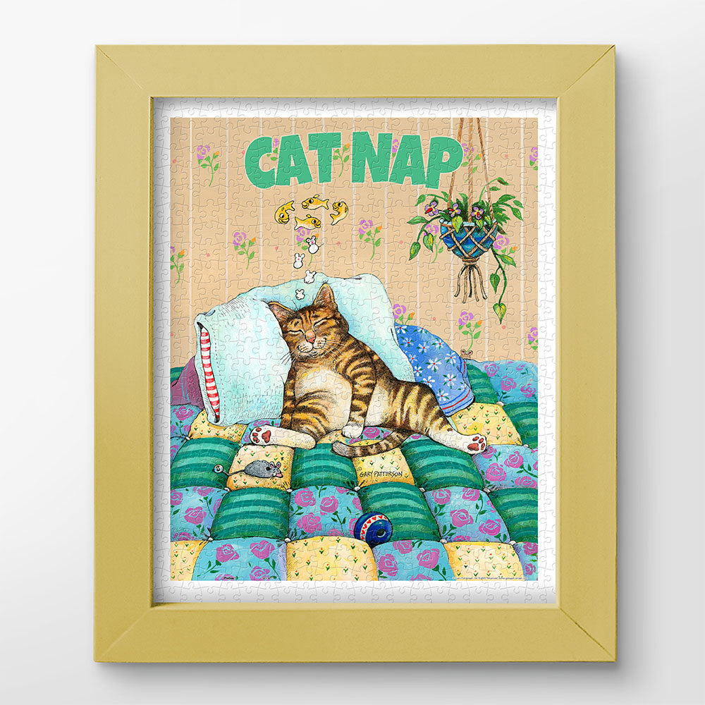 Pintoo H3468 Cat Nap by Gary Patterson - 500 Piece Jigsaw Puzzle