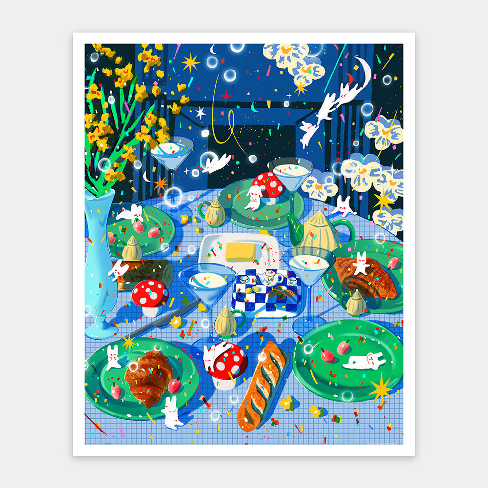 Pintoo H3498 It's Party Night by Fangyu Ma - 2000 Piece Jigsaw Puzzle