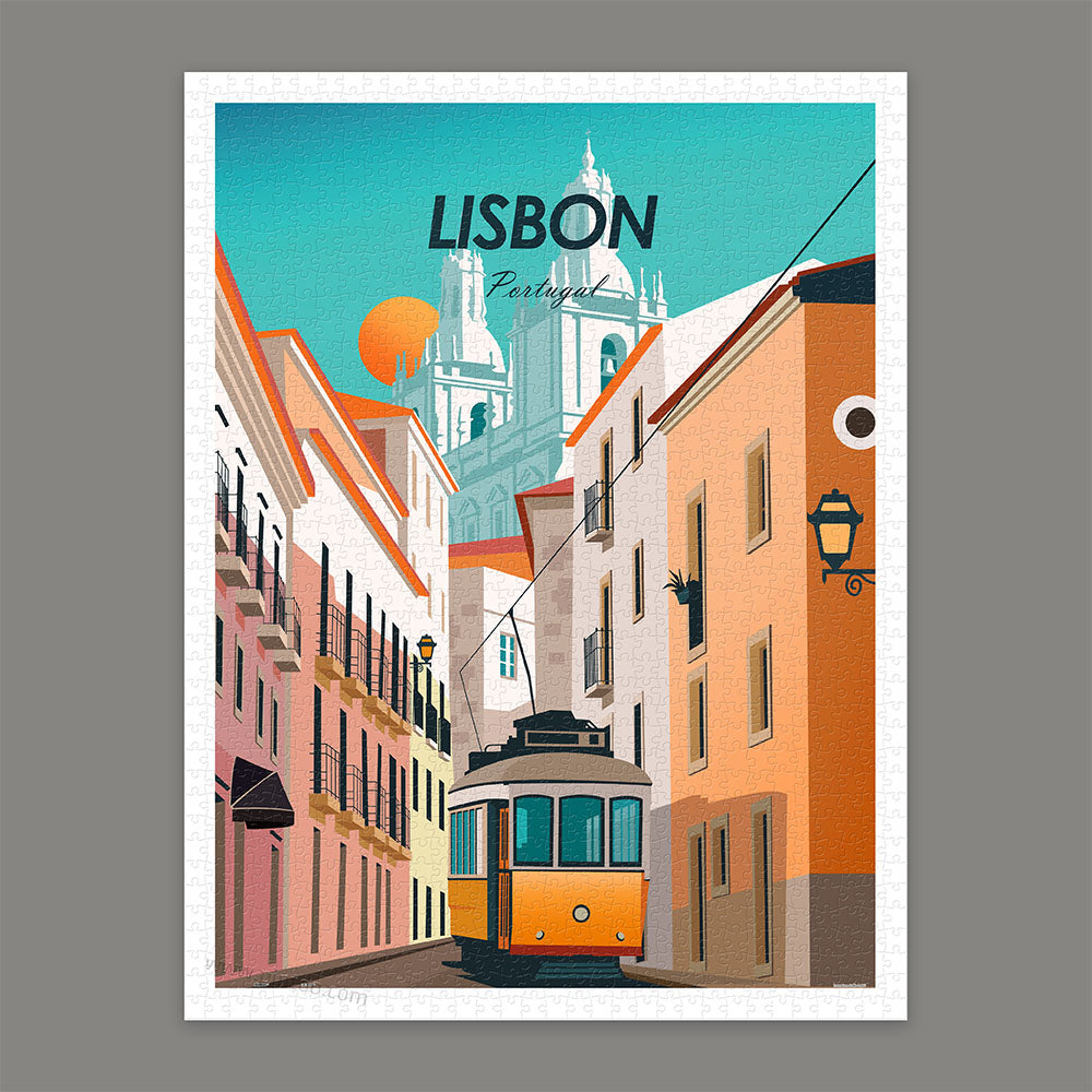 Pintoo H3504 World Travel by Studio Inception - Lisbon - 1200 Piece Jigsaw Puzzle