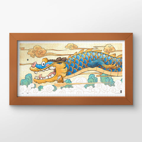 Pintoo H3634 Auspicious Dragon in the Sky by Alexander the Fat Tiger - 800 Piece Jigsaw Puzzle