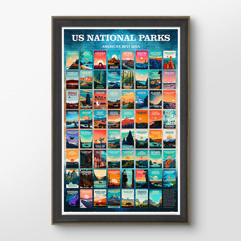 Pintoo H3786 US National Parks by Studio Inception - 4000 Piece Jigsaw Puzzle