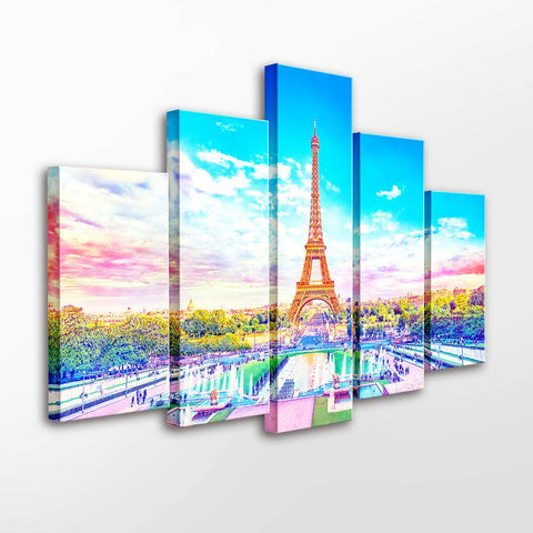 Beautiful Paris - 792 Piece Jigsaw Puzzle Canvas