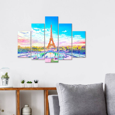 Beautiful Paris - 792 Piece Jigsaw Puzzle Canvas