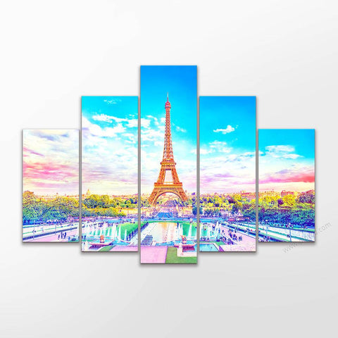 Beautiful Paris - 792 Piece Jigsaw Puzzle Canvas