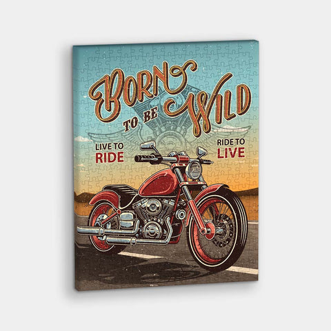 Pintoo HN1274 Retro Poster - Born to be Wild - 366 Piece Jigsaw Puzzle