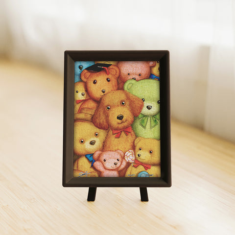 Poodle and Teddy Bears - 150 Piece XS Jigsaw Puzzle