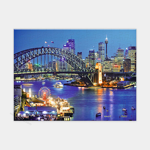 Sydney Harbour Bridge at Night - 150 Piece XS Jigsaw Puzzle