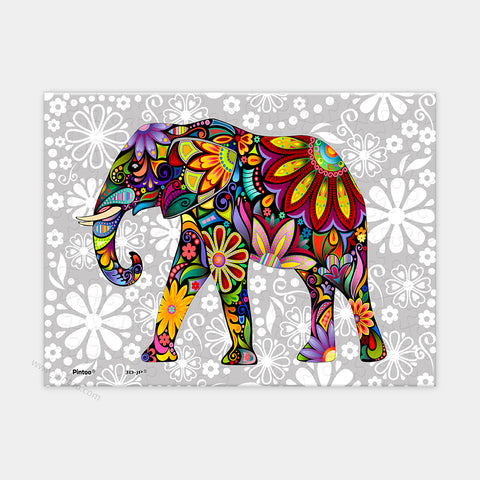 The Cheerful Elephant - 150 Piece XS Jigsaw Puzzle