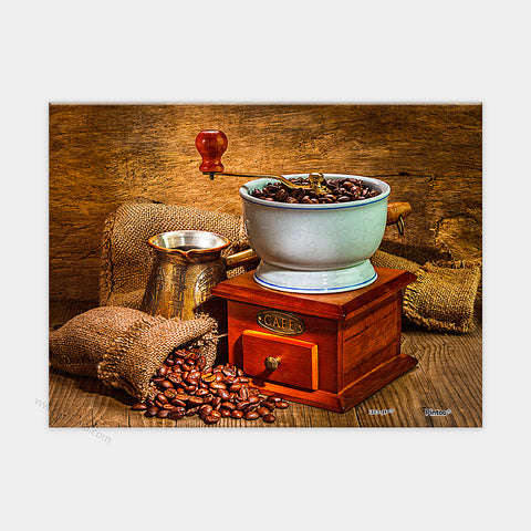 Coffee in an old style - 150 Piece XS Jigsaw Puzzle