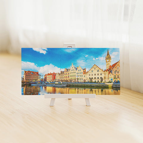 Ghent Canal, Belgium - 253 Piece XS Jigsaw Puzzle