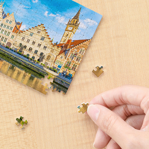 Ghent Canal, Belgium - 253 Piece XS Jigsaw Puzzle