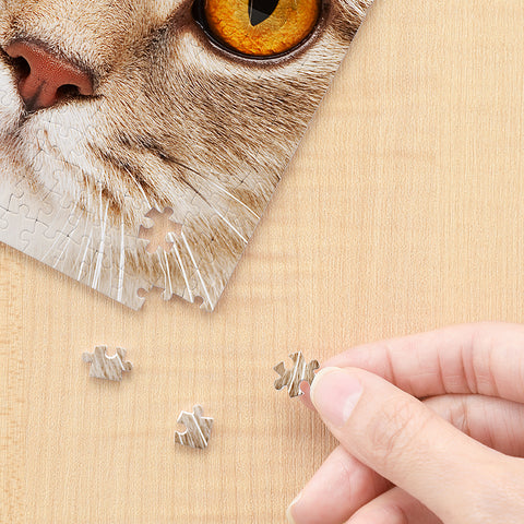 Close Up of Cat - 256 Piece XS Jigsaw Puzzle