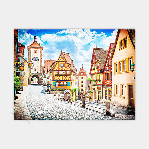 The Beautiful View of Rothenburg - 150 Piece XS Jigsaw Puzzle