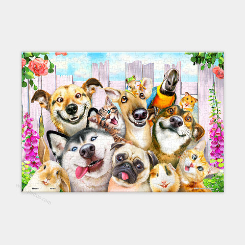 Pet Selfie - 368 Piece XS Jigsaw Puzzle