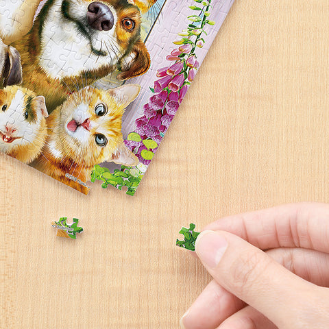 Pet Selfie - 368 Piece XS Jigsaw Puzzle