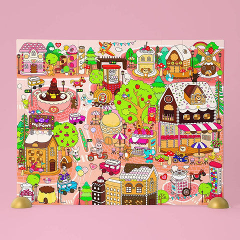 Candy Village - 80 Piece Junior Jigsaw Puzzle