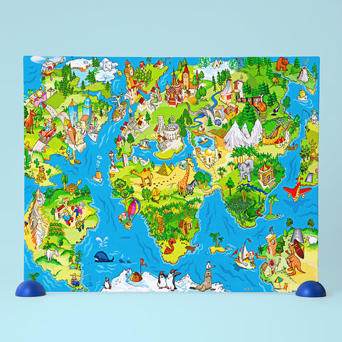 All Around the World - 80 Piece Junior Jigsaw Puzzle