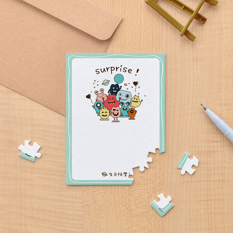 Surprise Party - 48 Piece Puzzle Card