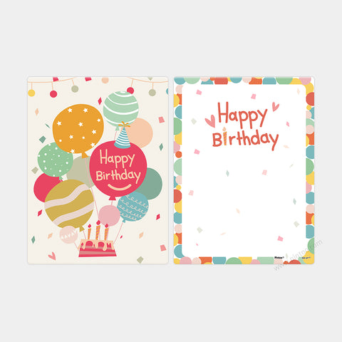 Birthday Balloons - 48 Piece Puzzle Card