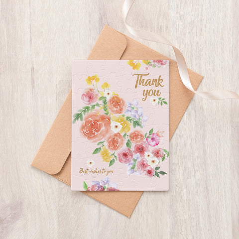 Thank You - 48 Piece Puzzle Card