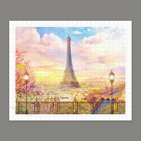 Romantic Paris - 500 Piece Jigsaw Puzzle