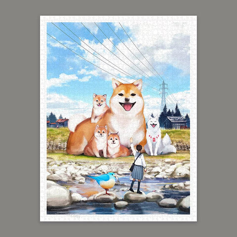 A Sunny Day Stroll - 1200 Piece Jigsaw Puzzle