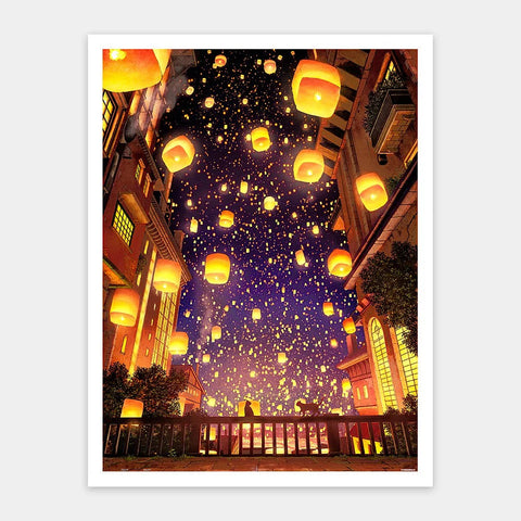 Sky Lantern Festival - 1200 Piece Jigsaw Puzzle