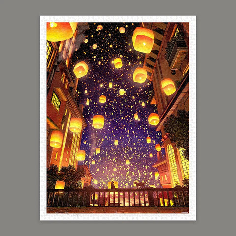 Sky Lantern Festival - 1200 Piece Jigsaw Puzzle