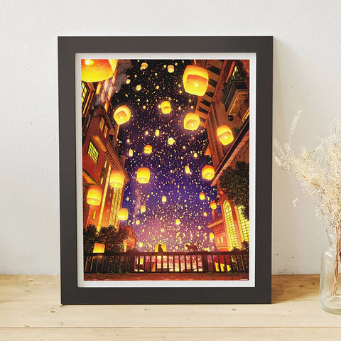 Sky Lantern Festival - 1200 Piece Jigsaw Puzzle