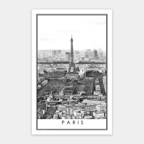 Paris - Black and White - 1000 Piece Jigsaw Puzzle