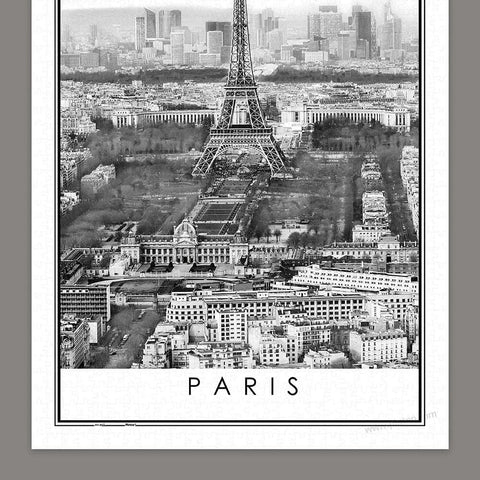 Paris - Black and White - 1000 Piece Jigsaw Puzzle