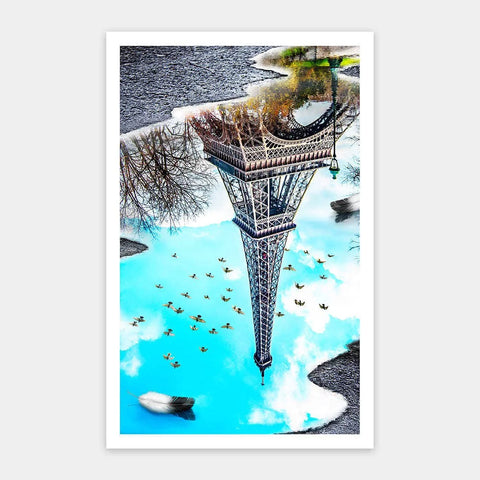 Eiffel Tower - Water Reflection Series - 1000 Piece Jigsaw Puzzle