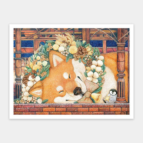 Goodnight Shiba - 1200 Piece Jigsaw Puzzle