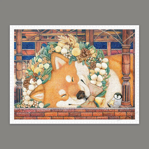 Goodnight Shiba - 1200 Piece Jigsaw Puzzle