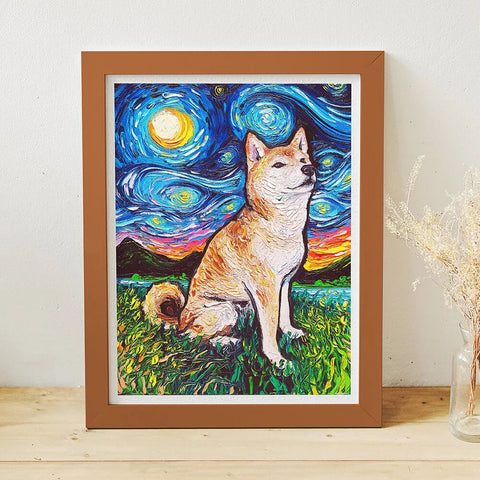 Shiba Inu Night - 1200 Piece Jigsaw Puzzle