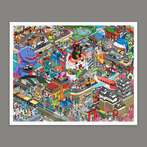 The Sushi City - 2000 Piece Jigsaw Puzzle