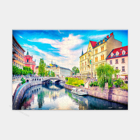 Ljubljana, Slovenia - 368 Piece XS Jigsaw Puzzle