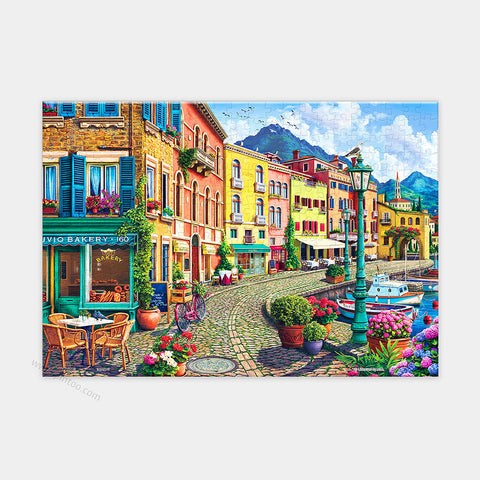 Bright Embankment - 368 Piece XS Jigsaw Puzzle