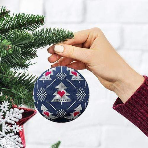 Blue Christmas - 3" Puzzle Ornament