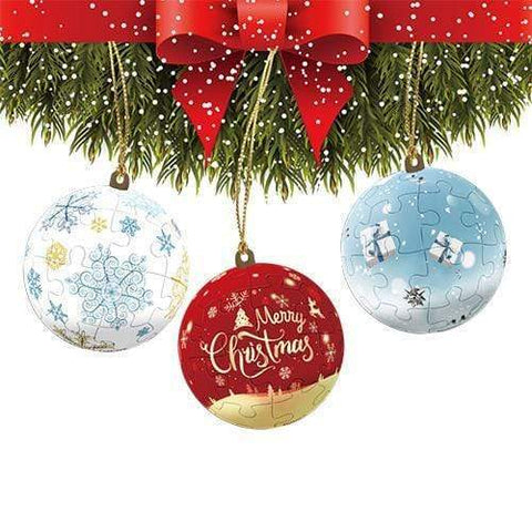 Wonderful Christmas - 1.57" Puzzle Ornament Combo