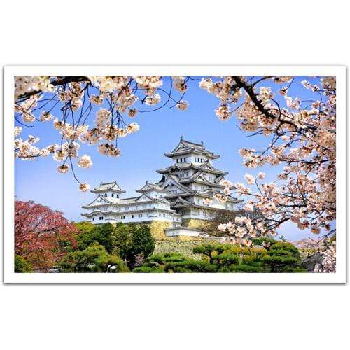 Himeji-jo castle in spring cherry blossoms - 1000pcs Puzzle – SHOWCASE ...