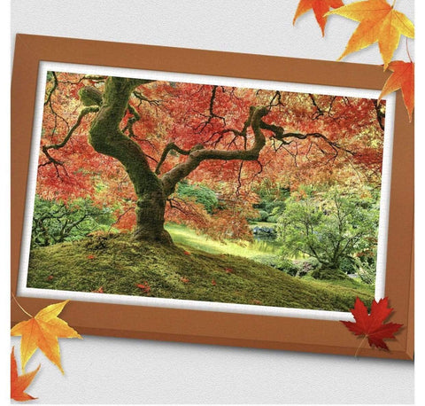 Japanese Garden in Portland - 1000 Piece Jigsaw Puzzle