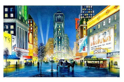 Night in New York - 1000 Piece Jigsaw Puzzle